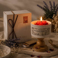 Ceramic Pedestal Scented Candle
