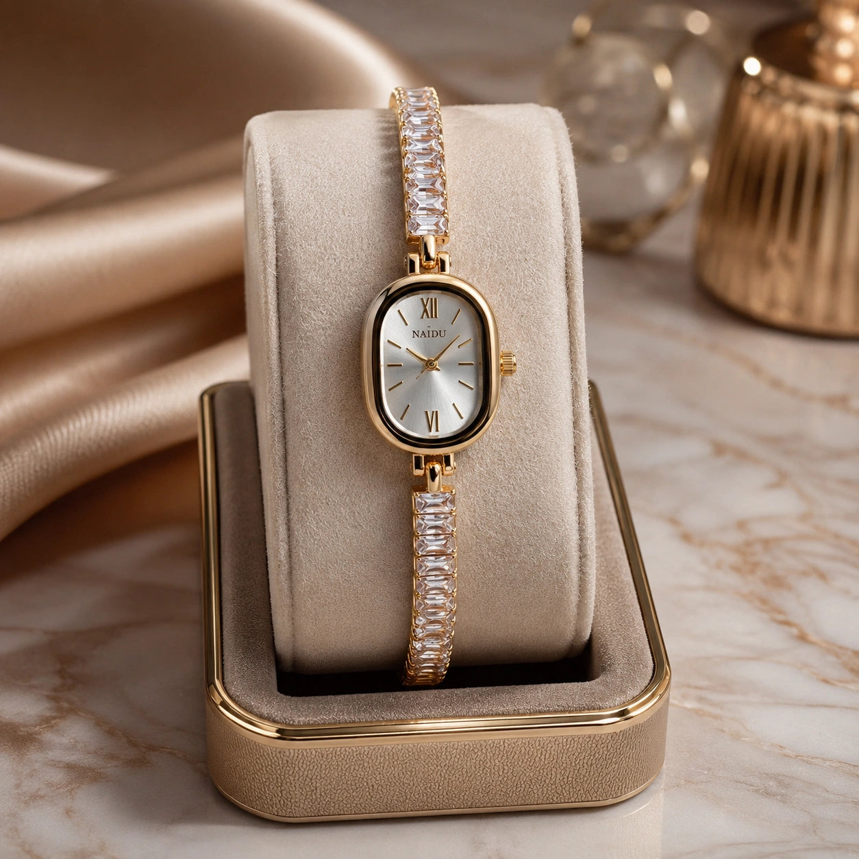 Naidu Daimond Cut Watch