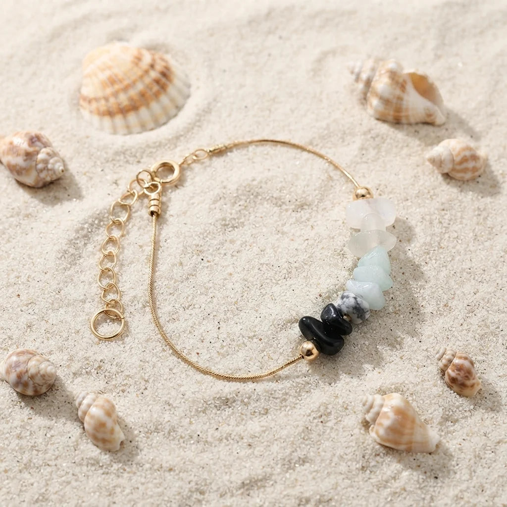 Stone Beacelet+Anklet