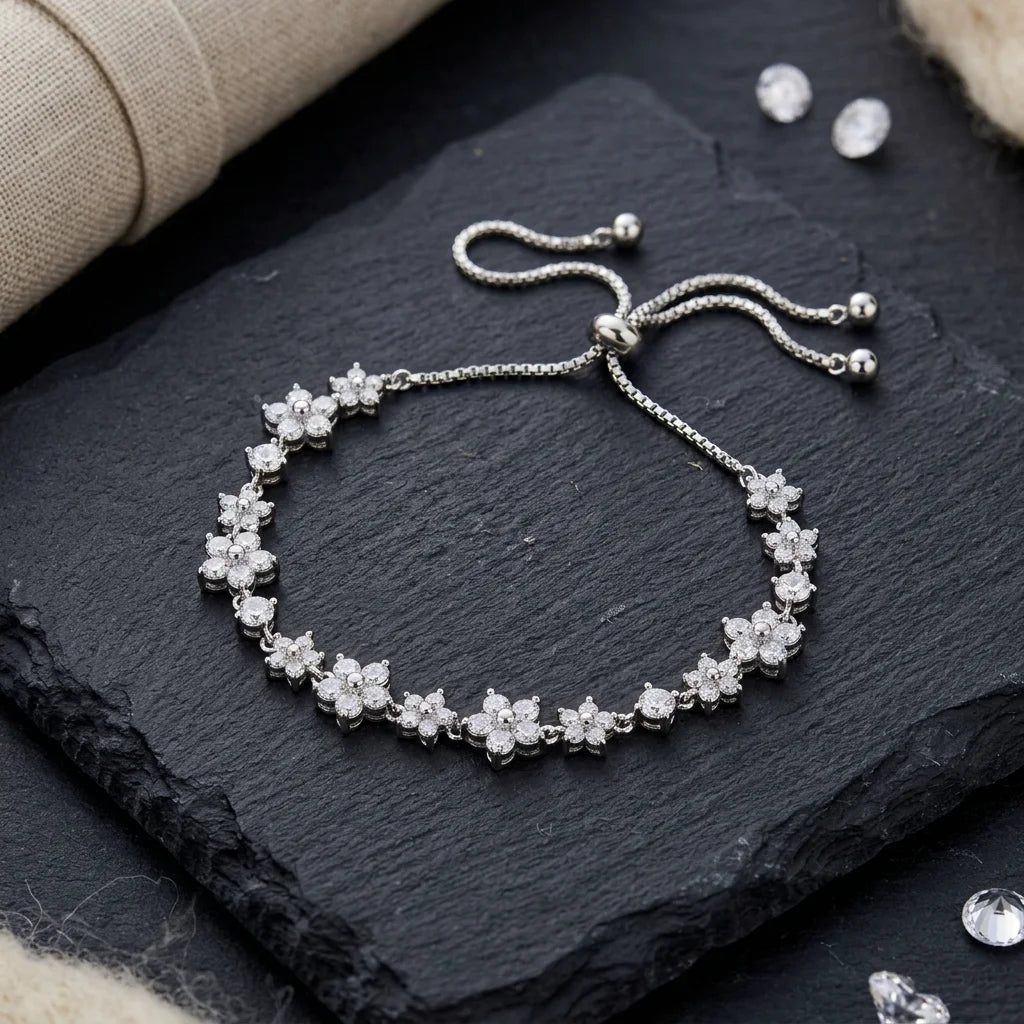 Crystal Petal Bracelet