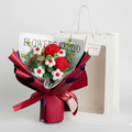 Premium  Red crochet floral bouquet – large size, vibrant yarn flowers for special occasions