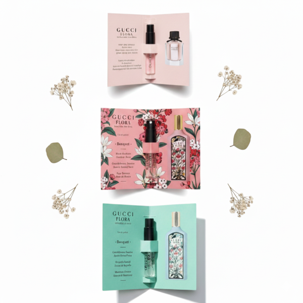 Gucci Flora perfume set 