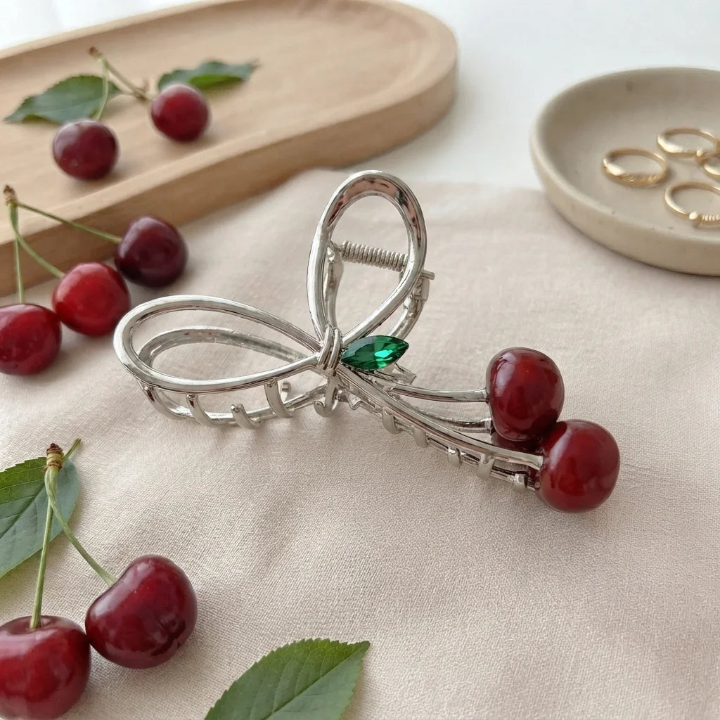 Cherry Hair Clip