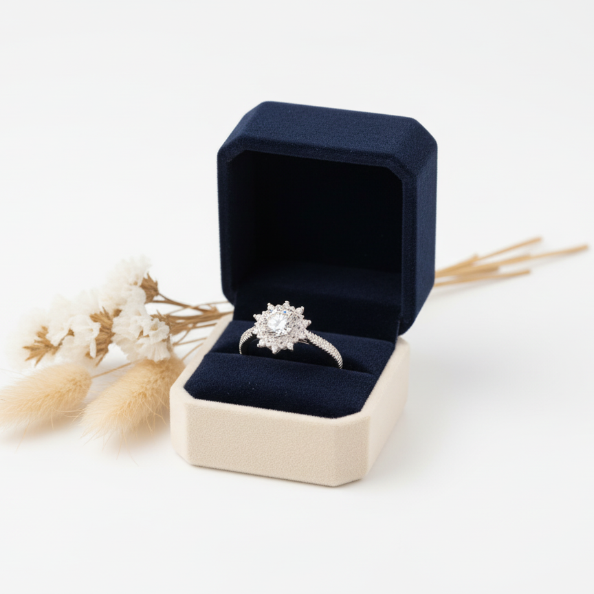 Fashion-forward modern ring for daily wear or special occasions