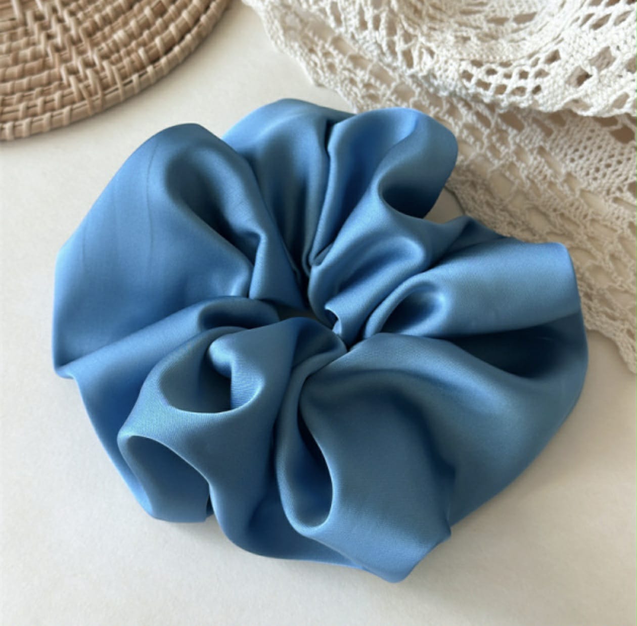 SXL Satin scrunchies