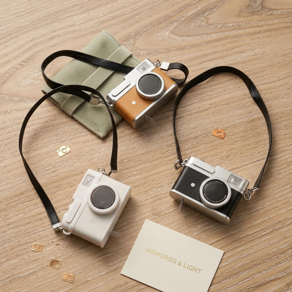Retro Mini Camera Charm
