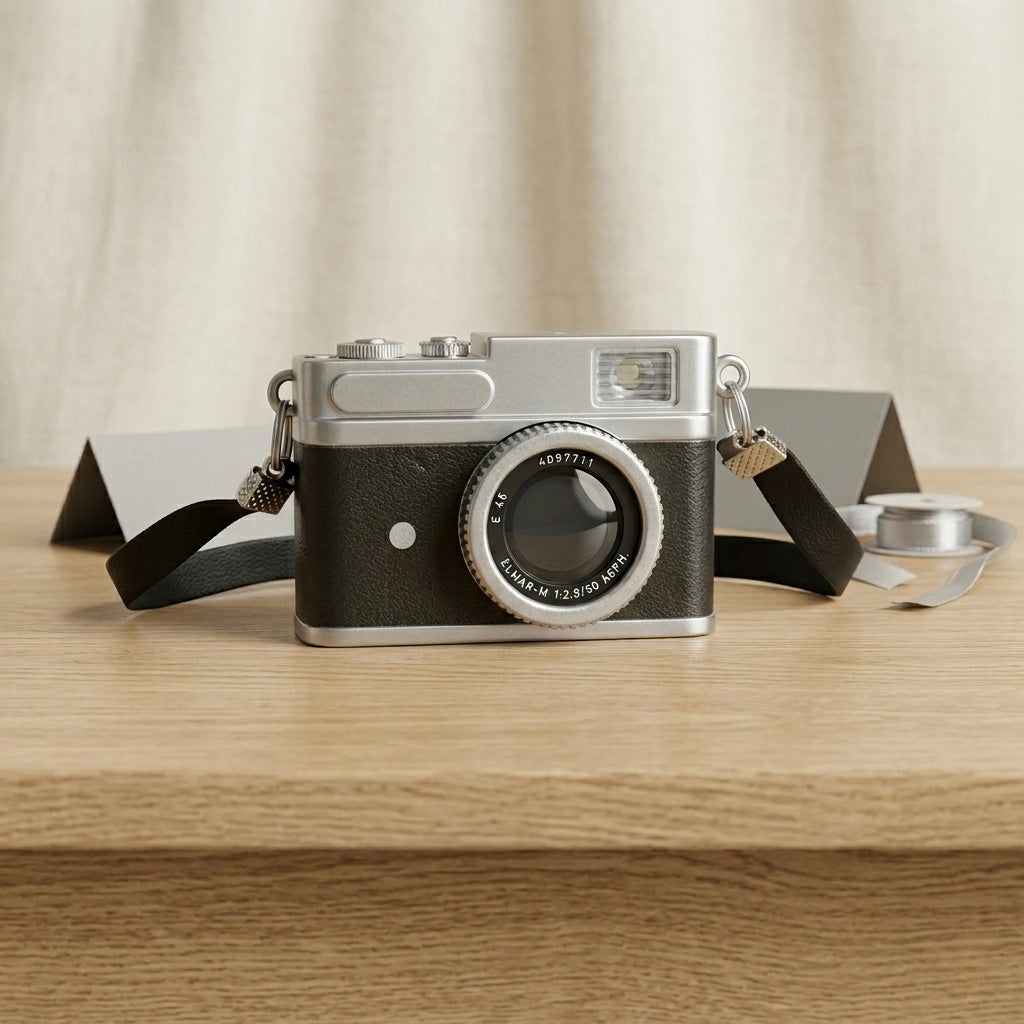 Retro Mini Camera Charm