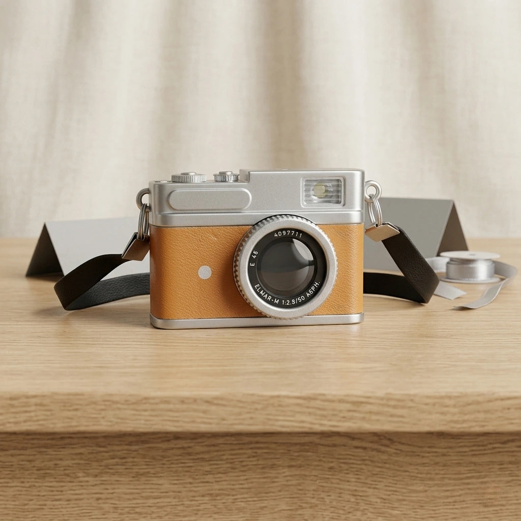 Retro Mini Camera Charm