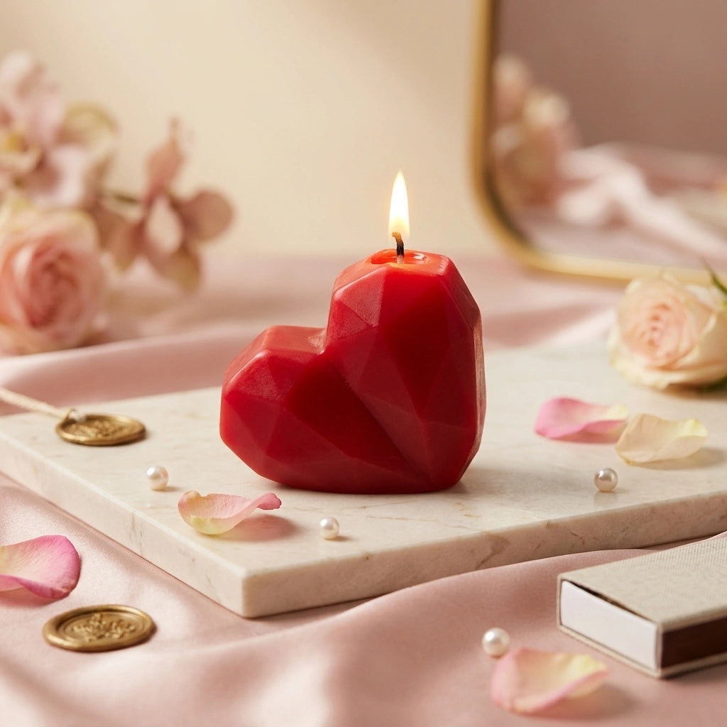 Scented Heart Candle