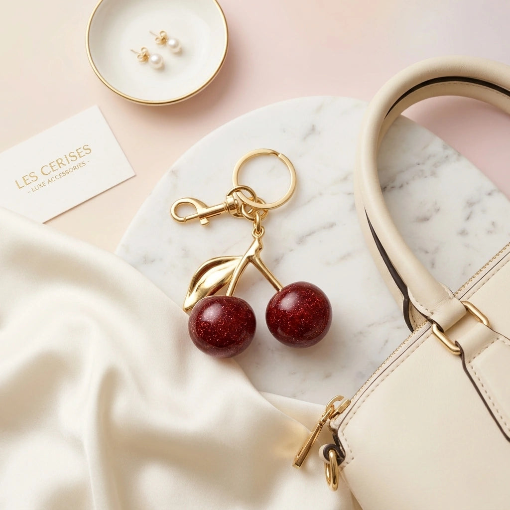 Cherry Bag Charm