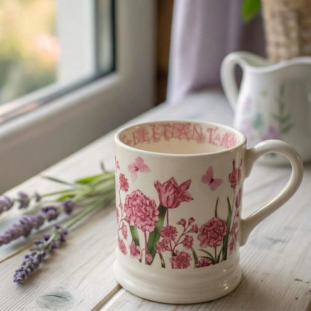 Floral Ceramic Mug