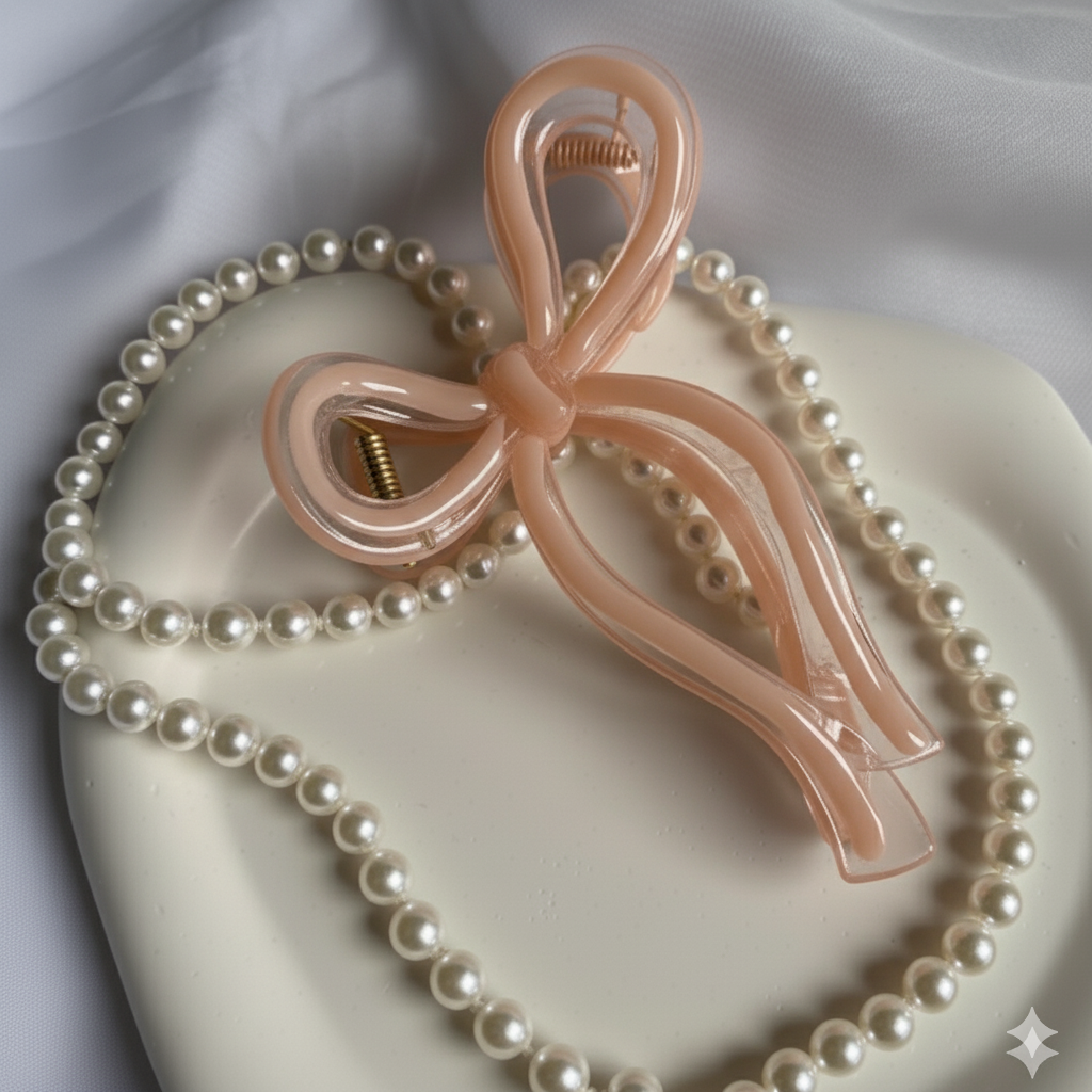 Modern Octopus clip photographed for online beauty store listing